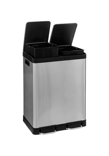 5five Simply Smart Ariane 60 Lt Metal Çöp Kovaları Inox