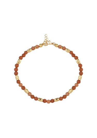 Doğal Taş Halhal Kahverengi