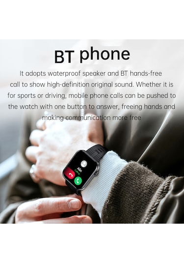 Teltree 1.97" Tft Ekranlı Ip67 Su Geçirmez Akıllı Saat (İthalatçı Garantili) + Kordon