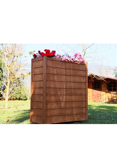 “Mandu” Maxi Boy Dekoratif Ahşap Saksı