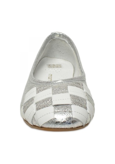 Mammamia D25ya-7350z Günlük Gümüş Kadın Babet Gümüş