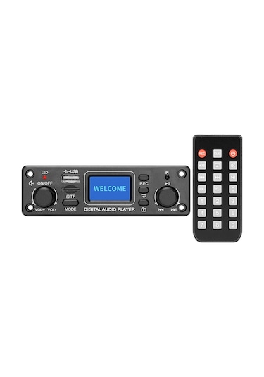 Qf Çalar Dekoder Kurulu 128x64 Dots Lcd Usb Sd Bt Fm Müzik Çalar