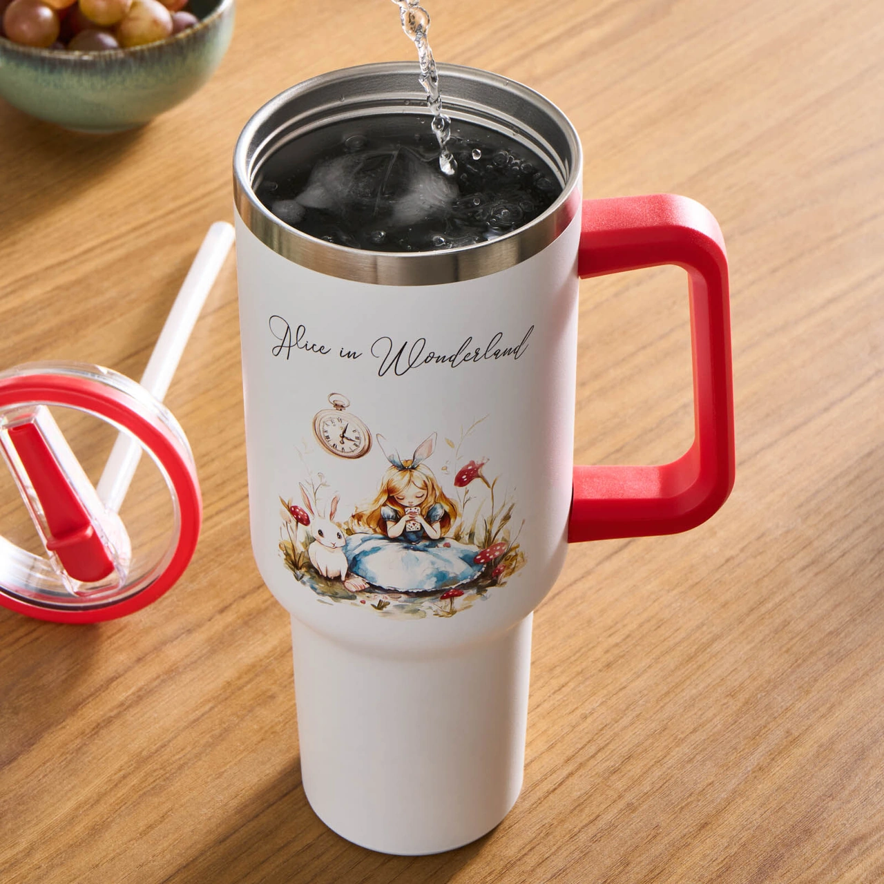 Karaca Star Hero Alice Çelik Sızdırmaz Termos 1150 Ml Kırmızı