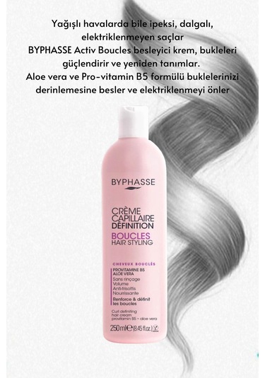 Byphasse Bukleli Saçlar İçin Şekillendirici Bakım Kremi 250 ML