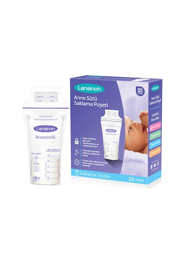 Lansinoh Stroge Steril Süt Saklama Poşeti 25 Adet