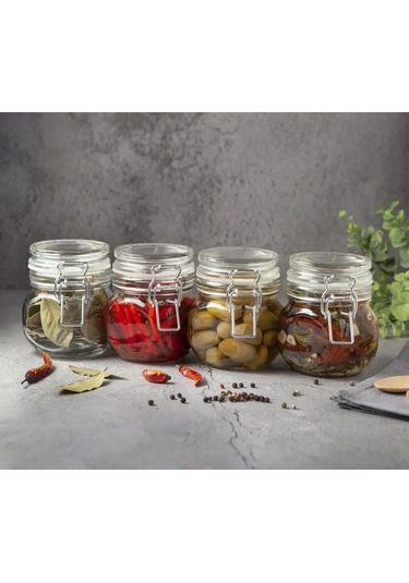 Gloria Nature 4 Adet 350 Ml Kuru Gıda Saklama Kabı 135606612