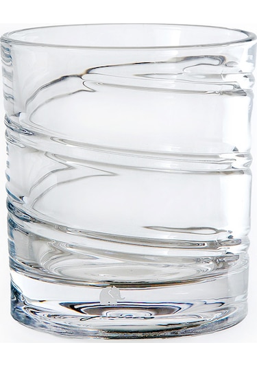 Jumbo Glory Infinite Spin 2'li Çizgili Viski Bardağı 250 Ml Şeffaf