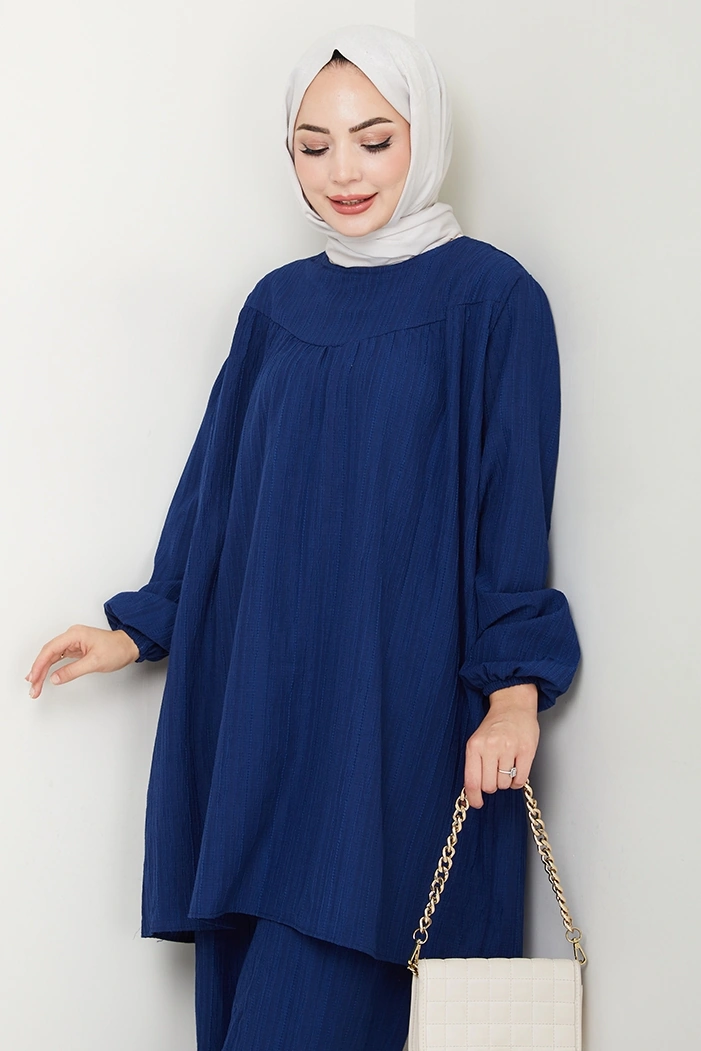Tunik Pantolon İkili Takım 1606 - Lacivert Lacivert