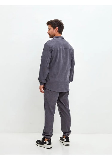 Ashım Brand Erkek Yazlık Penye Takım Elbise - Pantolonlu 447336382 Koyu Gri