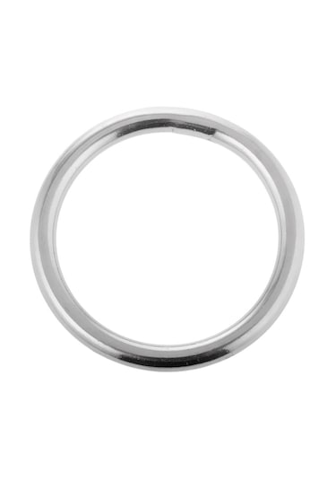 5'li Paslanmaz Krom Halka. Krom Halka 4mm Çap:30mm