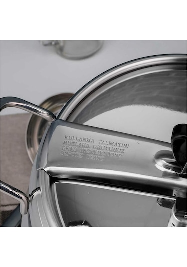 Cooker Lara 4 Lt Düdüklü Tencere CKR2921 Gümüş