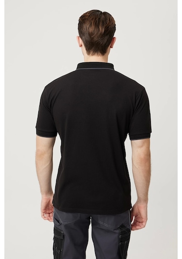 Nepeta Polo Yaka T-shirt Siyah-gri