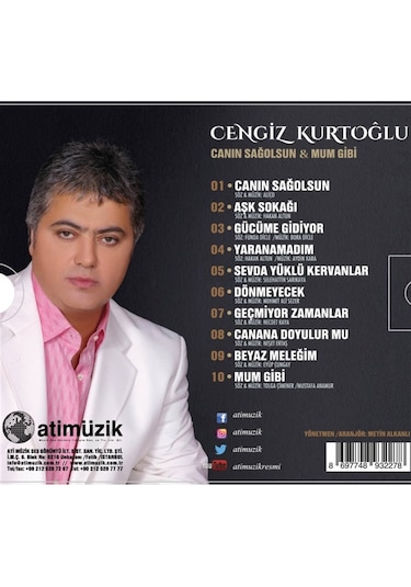 Cengiz Kurtoğlu - Canın Sağolsun Cd