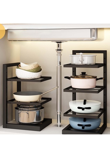 Suntek Pan Organizatör Rafı Ağır Hizmet Tipi Tencere Rafı