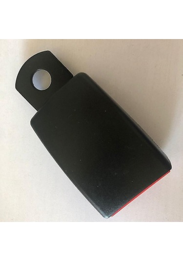 Yuntech01 Oto İki Noktalı Emniyet Kemer Kilitli Bağlantı, 2.1cm Enine, 3cm'den Fazla Derinlik, 10cm Taban, Siyah