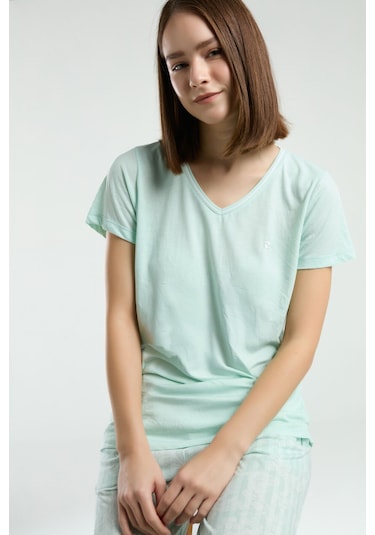 Pierre Cardin Kadın Yeşil Pijama Takımı Yeşil