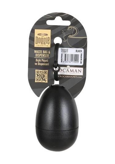 Doggie Dışkı Kabı ve Poşeti 15'li Siyah