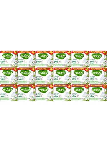 Molped Pure&soft Hijyenik Ped Normal 828 18pk 46 Adet Mega Pk