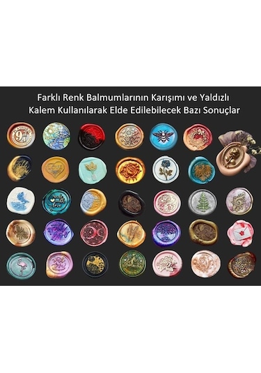 Mühür Mumu 100 Davetiye Için 300 Boncuk Model: 38 Limon Kabuğu