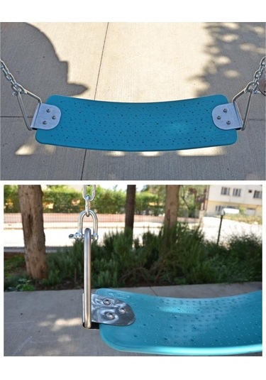 Teplay Zincirli Elastik U Çocuk ve Yetişkin Salıncağı Mavi