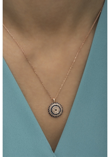 Rose Kaplama Nazar Kolye N11.35995 Rose Gold