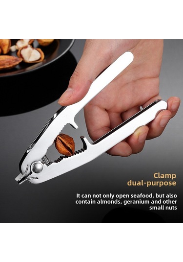 Qingmipy Zink Alloy Mutfak Aleti: Midye, Kan Midyesi Ve Ceviz Açıcı - Dayanıklı Doğru Saplı Keten Açma Araçları Diğer