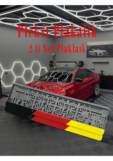 Almanya Desenli Plakalık Pleksi