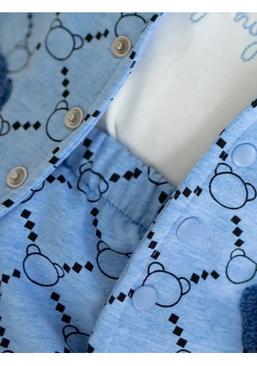 Mini Pakel Şık Şapkalı Bebek Takımı 473571025 Açık Mavi