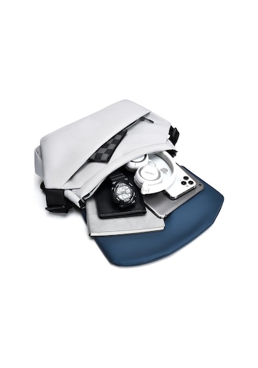 Erkekler İçin Şık Ve Fonksiyonel Omuz Çantası Modaya Uygun, Rahat Ve Çok Amaçlı Erkek Göğüs Çantası, High-end Tasarım İle Günlük Kullanım İçin Pratik Erkek Omuz Askılı Çanta Lacivert