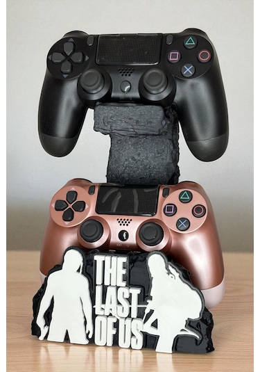 The Last Of Us Temalı 2'li Ps Kol Tutucu Ps4/ps5 3d Baskı & Özel Tasarım Kırmızı