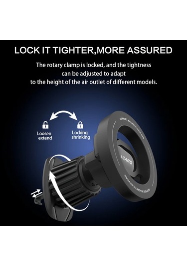 Boatshop1 Araba Telefon Tutucu Manyetik Ct20 C3 Hava Kanalı Anti Shake Destek Standı İphone Uyumlu 16 15 14 13 12 Pro Max Plus Magsafe Kılıf Uygun