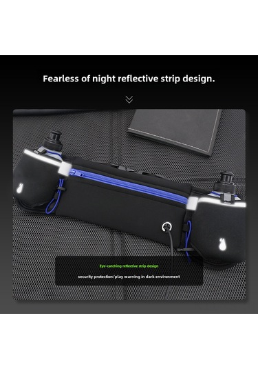 Yunboo Yeşil Spor Bel Çantası - Su Sise Tasiyici, Telefon Ve Kartlık Bölmeli, Su Geçirmez Malzeme, Unisex Spor Kullanıma Uygun Çok Renkli