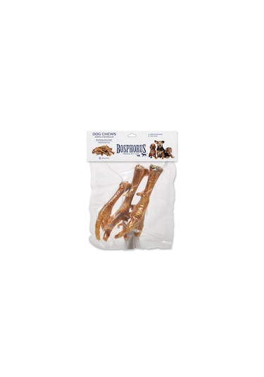 Bosphorus Köpek Çiğneme Ödülü Kurutulmuş Horoz Ayak 100 G