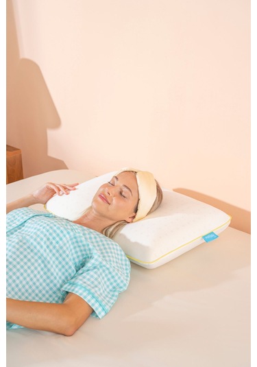 Aroma Terapi Vanilya Visco Yastık Ve Yastık Spreyi Beyaz