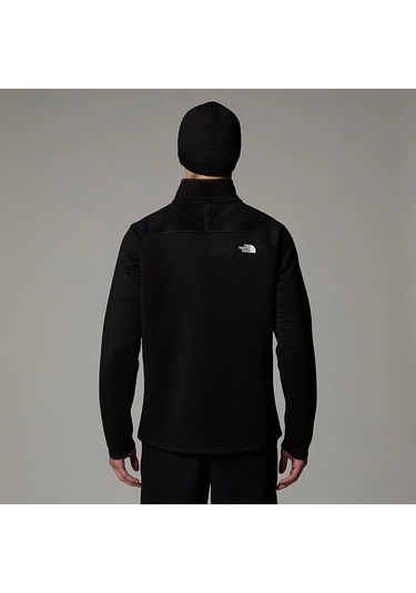 Siyah The North Face Erkek Yarım Fermuar Sweatshirt Dotknıt Thermal 1/4 Zıp Nf0a88u6jk31 Siyah