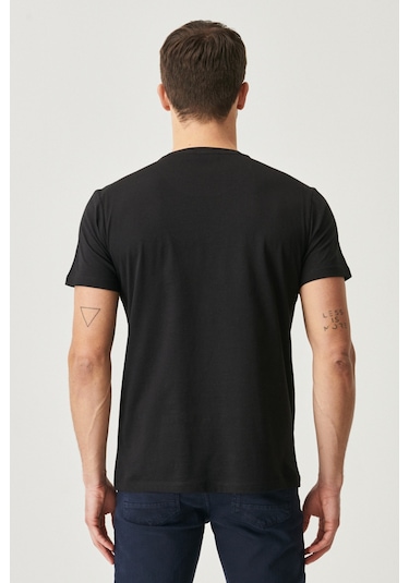 AC&Co / Altınyıldız Classics 4A4800000001SYHXS Slim Fit Bisiklet Yaka Kısa Kol Pamuklu Erkek Tişört Siyah AC&Co / Altınyıldız Classics 4A4800000001SYHXS Slim Fit Bisiklet Yaka Kısa Kol Pamuklu Erkek Tişört Siyah