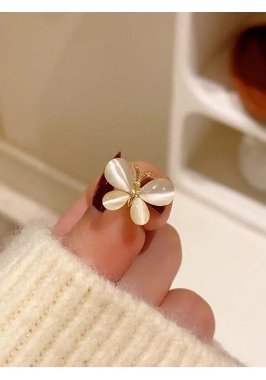 Olfil Broş-mini Kelebek Işıltıyla Opalı 232275793 Altın Rengi