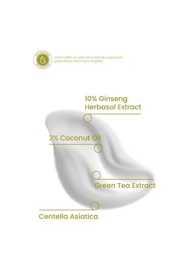 Cosmogenesis Labs %10 Ginseng Krem Maske 50ml - Durulanan Yüz Maskesi Yenileyici Bariyer Güçlendirici ve Onarıcı Vegan