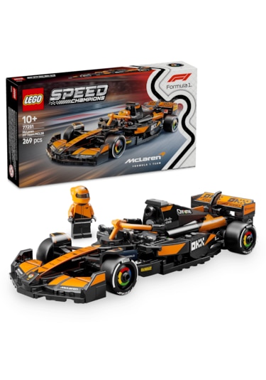 LEGO® Speed Champions McLaren F1® Team MCL38 Yarış Arabası 77251 - 10 Yaş ve Üzeri Çocuklar için Yaratıcı Oyuncak Yapım Seti (269 Parça)