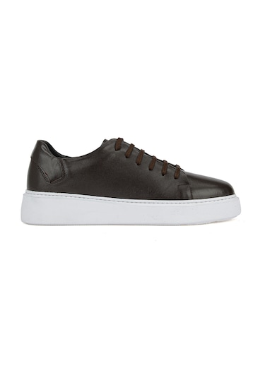Ziya Erkek Hakiki Deri Sneaker 161423z514 Kahve 161423z514 300 40