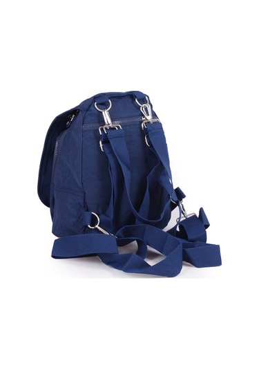 Küçük Boy Krinkıl/klinkır Su Geçirmez Çok Gözlü Uzun Askı Günlük El Omuz Sırt Çantası Lacivert 13-5a Lacivert