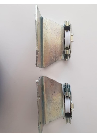 Indaux Sürgülü Gardırop Ön Dış Kapak Taşıyıcı 2Li Teker