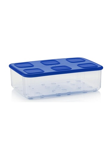 Tupperware Şeffaf Kap 1.62L Lacivert