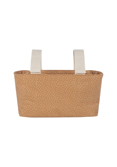 Walking Mum Poppy Bebek Arabası Puantiyeli Organizer Çanta Cinnamon Kahverengi