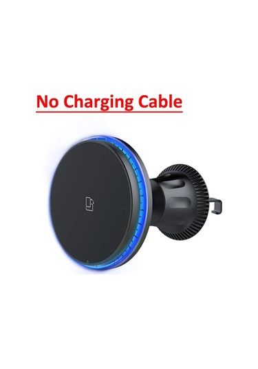 Vıkefon 30w Rgb Manyetik Araç Şarj Cihazı İphone 12-15 Pro Max İçin Hızlı Şarj Standı Green