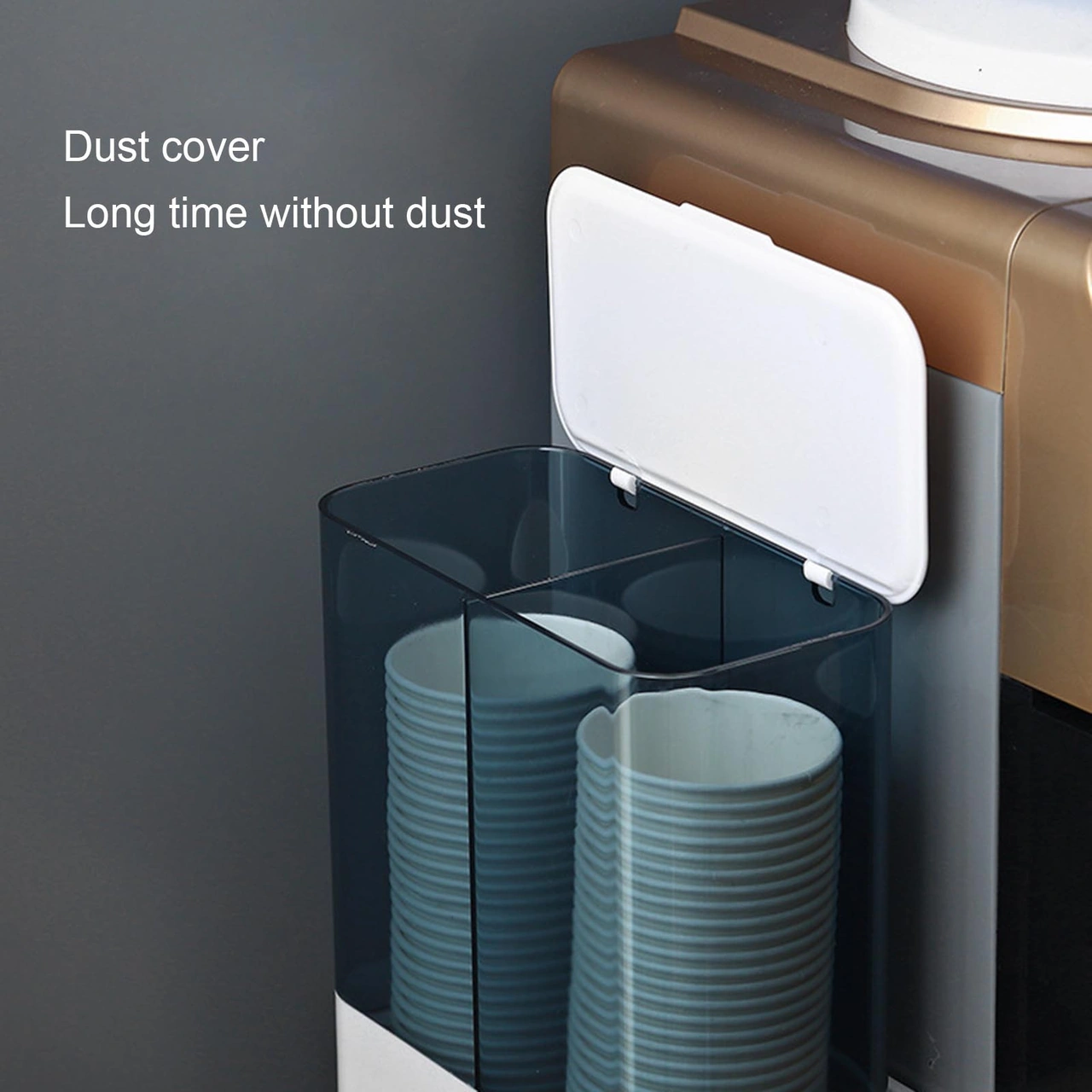 Youmex Duvar Tipi Otomatik Bardak Alma Aleti - Tek Kullandım Bardak Rafı, Ev Kullanımı İçin Pratik Ve Dayanıklı Beyaz Tasarım Diğer