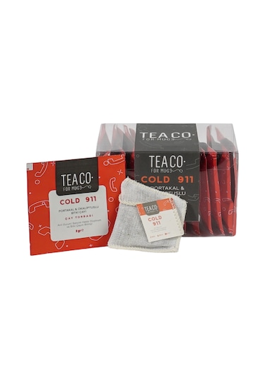 Tea Co. Cold 911 Portakal & Okaliptuslu Bitki Çayı Müslin Torba 12 x 2 G