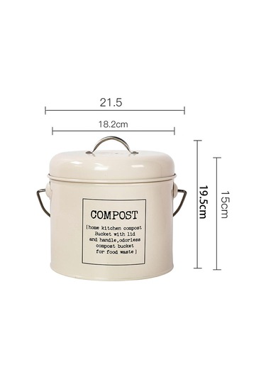 Suntek Çöp Çöp Kovası Kompost Kutusu Atık Geri Dönüşüm