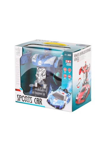 Çok Fonksiyonlu Dönüşebilen Kumandalı Robot Araba 92d-11a-92d-1 Çok Renkli