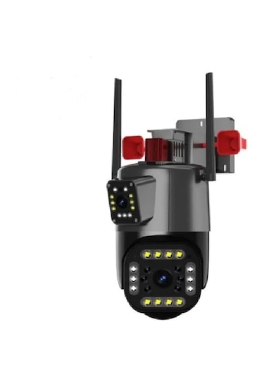 Dış Mekan Hareket Sensörlü 4mp 4k Dual Lens Ultra Hd 2.4g